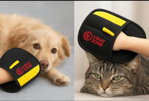 Buy 1 Get 1 Free™ – Magic Pet Grooming & Hair Remover Gloves 🐶🐱