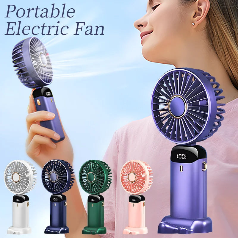 🔥New Upgrade LED Mini Handheld Fan